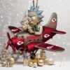 Roronoa Zoro in Minnesota Vikings Airplane Car Ornament Roronoa Zoro in Minnesota Vikings Airplane Car Ornament