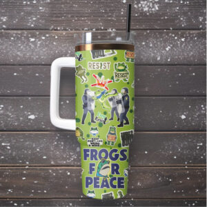 Keep Portland Weird & Woke Frog Tumbler