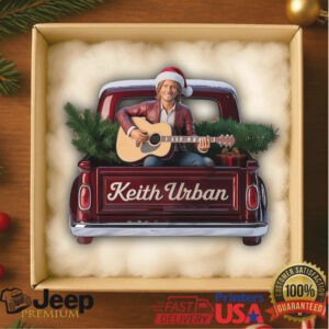 Keith Urban Christmas Ornament
