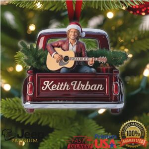 Keith Urban Christmas Ornament