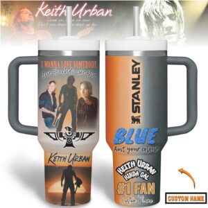 Keith Urban Love Somebody Custom Tumbler