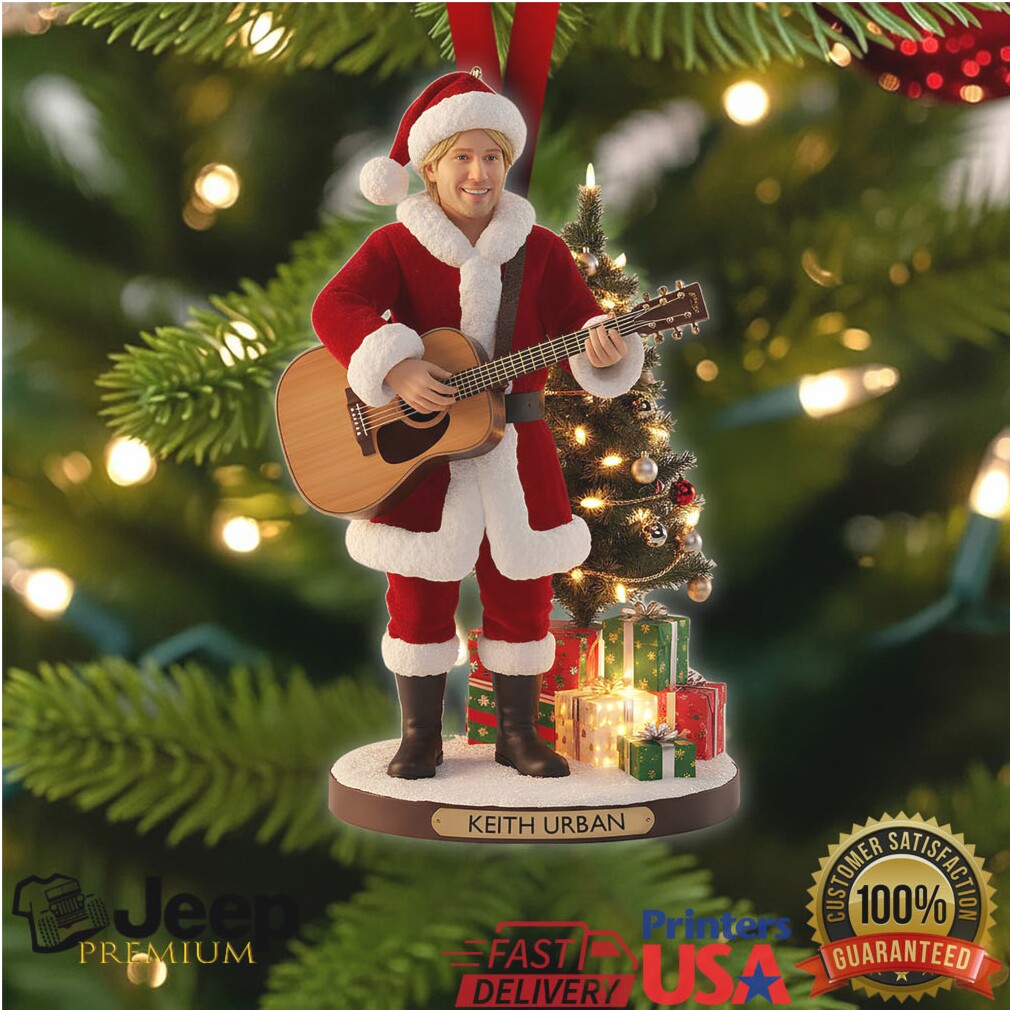 Keith Urban Santa Takes Requests Ornament Keith Urban Santa Takes Requests Ornament