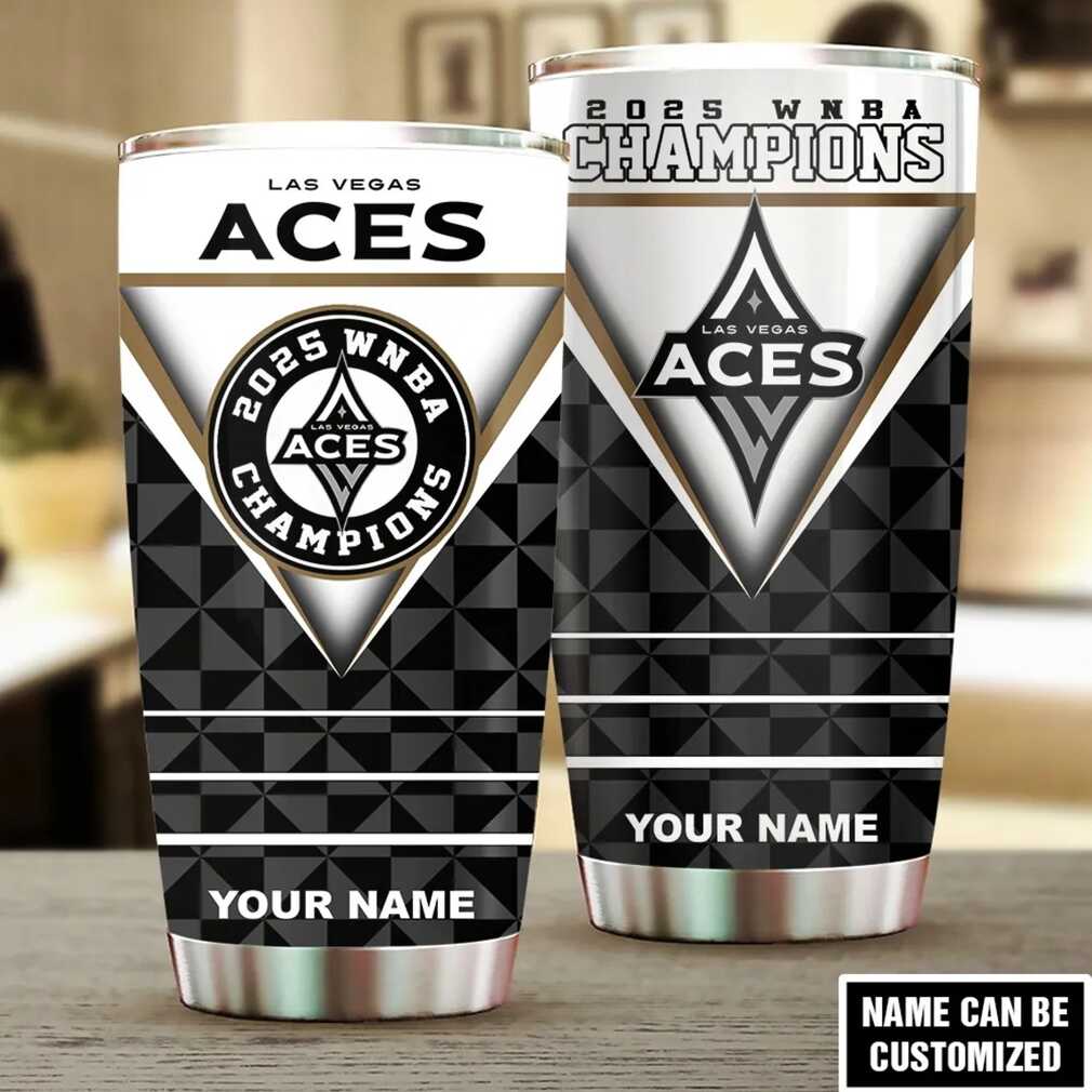 Las Vegas Aces 2025 WNBA Champions Personalized Tumbler Las Vegas Aces 2025 WNBA Champions Personalized Tumbler