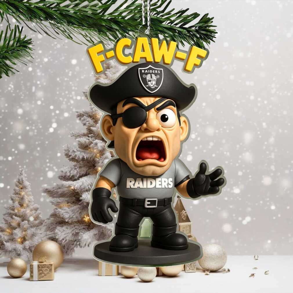 Las Vegas Raiders Chibi Mascot Ornament Las Vegas Raiders Chibi Mascot Ornament