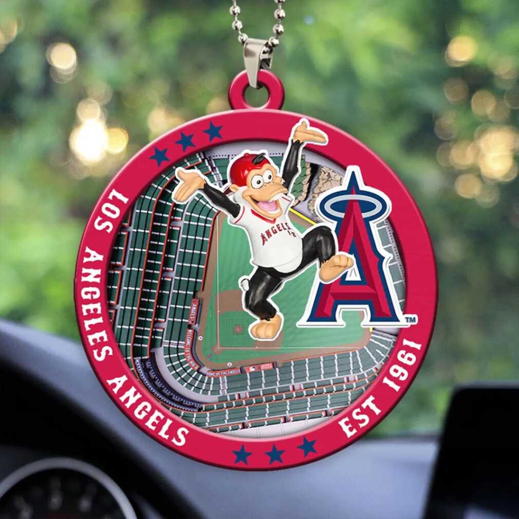 Los Angeles Angels Rally Monkey Stadium View Ornament Los Angeles Angels Rally Monkey Stadium View Ornament
