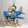 Los Angeles Chargers Winnie the Pooh Airplane Christmas Ornament Los Angeles Chargers Winnie the Pooh Airplane Christmas Ornament