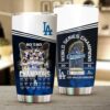 Los Angeles Dodgers 2024 2025 Back to Back World Series Champions Commemorative Tumbler Los Angeles Dodgers 2024 2025 Back to Back World Series Champions Commemorative Tumbler