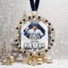 Los Angeles Rams Cooper Kupp & Player Action Ornament Los Angeles Rams Cooper Kupp & Player Action Ornament