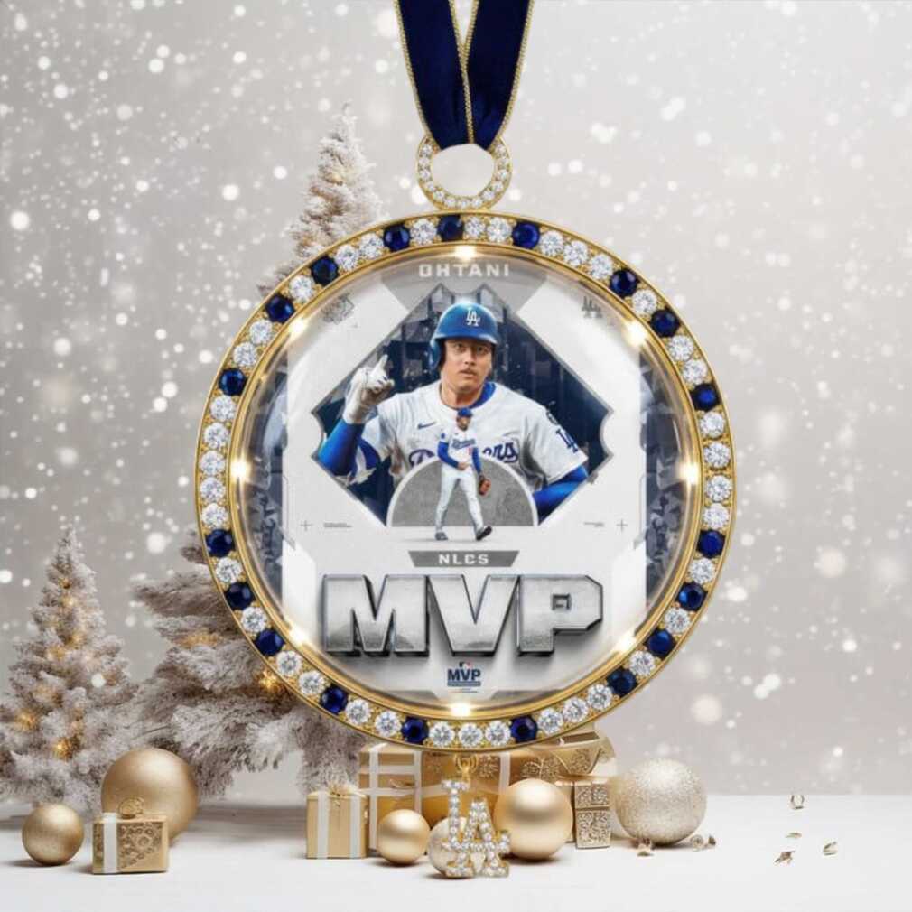 Los Angeles Dodgers 2025 World Series Champions Shohei Ohtani Ornament Los Angeles Dodgers 2025 World Series Champions Shohei Ohtani Ornament