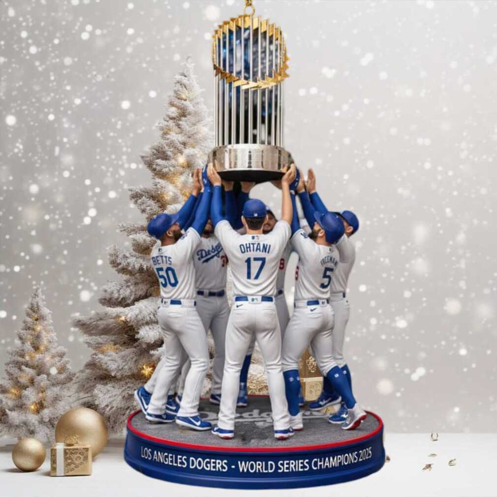 Los Angeles Dodgers 2025 World Series Championship Keepsake Ornament Los Angeles Dodgers 2025 World Series Championship Keepsake Ornament