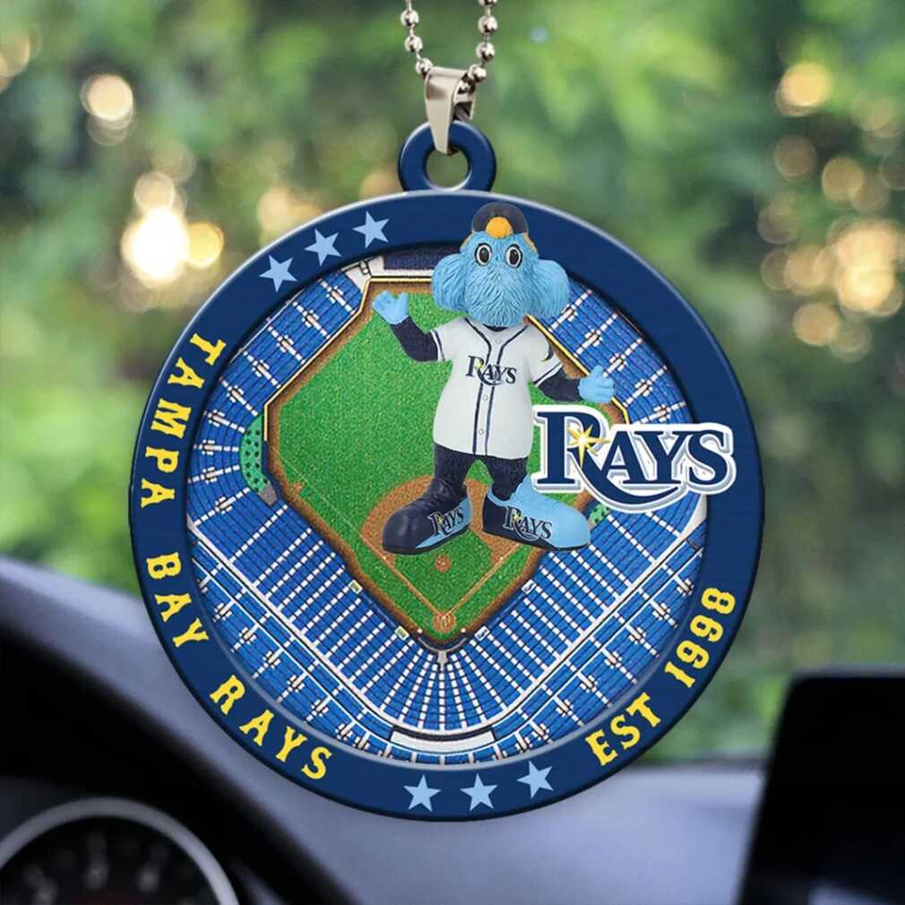 MLB Tampa Bay Rays Team Mascot Car Ornament MLB Tampa Bay Rays Team Mascot Car Ornament