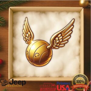 Magical Memories Handcrafted Golden Snitch Holiday Decor Ornament