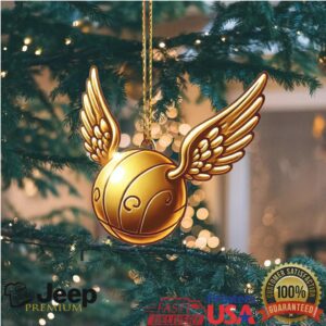 Magical Memories Handcrafted Golden Snitch Holiday Decor Ornament