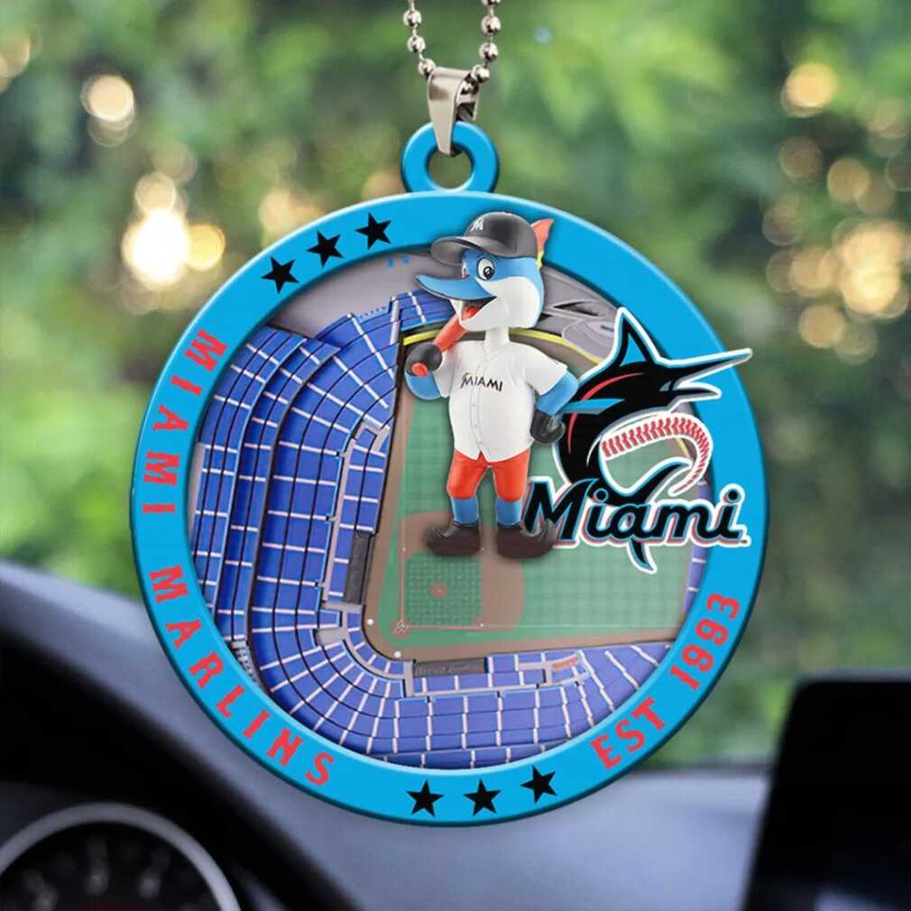 Miami Marlins Mascot Stadium Design Ornament Miami Marlins Mascot Stadium Design Ornament