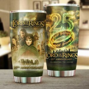 Middle earth 25th Anniversary Commemorative Tumbler