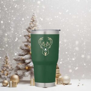 Milwaukee Bucks Green Logo Tumbler