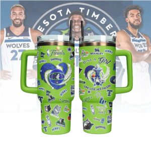 Minnesota Timberwolves NBA Finals Limited Edition Green Tumbler