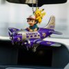 New York Jets Pikachu and Ash Ketchum Airplane Ornament New York Jets Pikachu and Ash Ketchum Airplane Ornament
