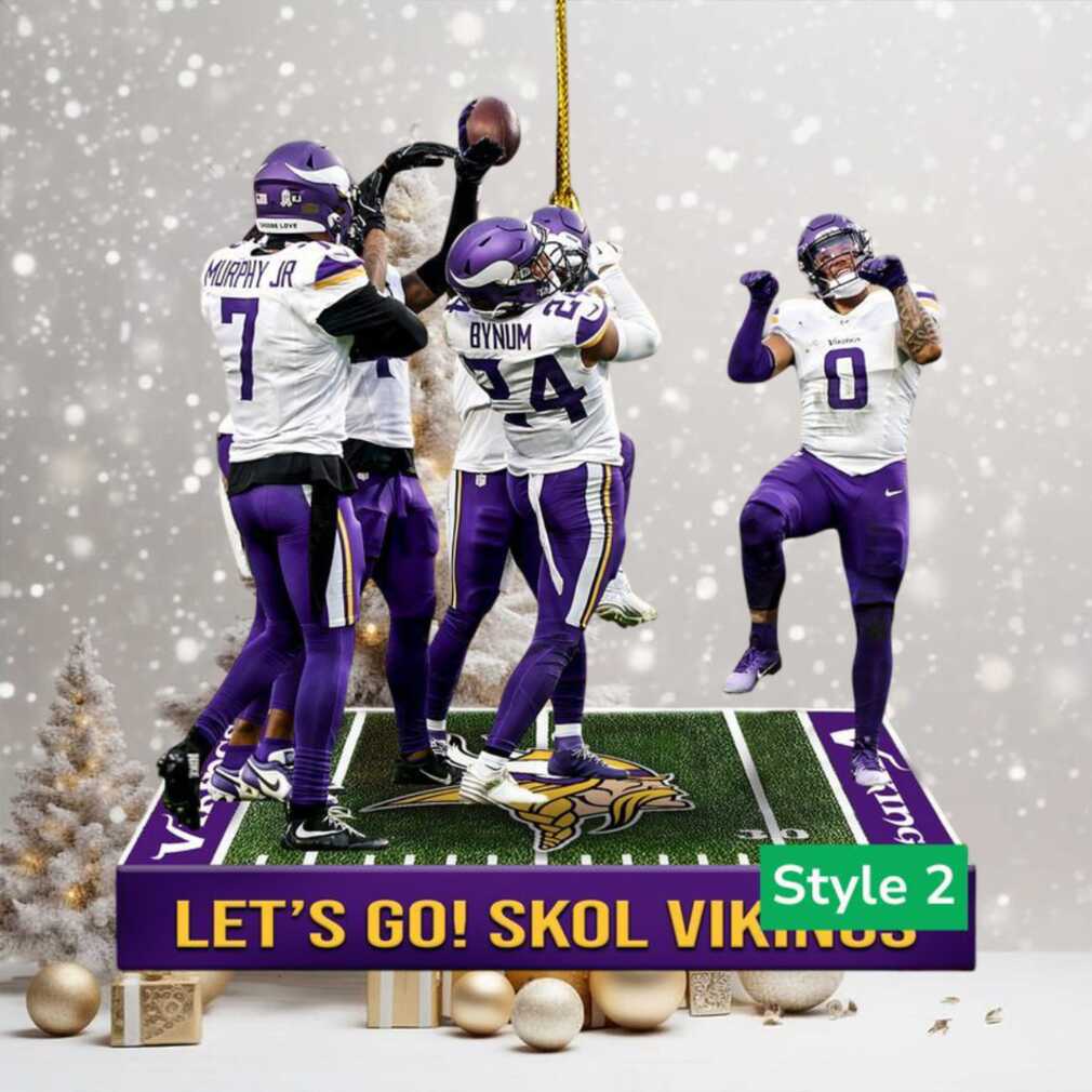 Minnesota Vikings Celebration Dance Ornament