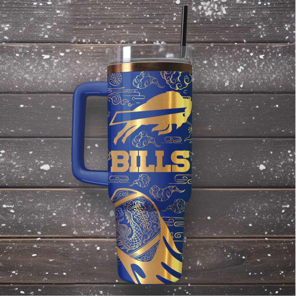 Mistmerch Buffalo Bills Custom Stanley Quencher 40oz Stainless Steel Tumbler With Handle Mistmerch Buffalo Bills Custom Stanley Quencher 40oz Stainless Steel Tumbler With Handle