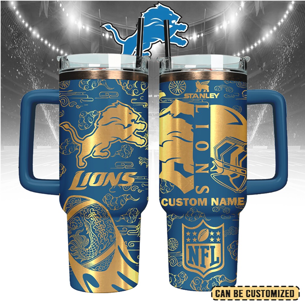 Mistmerch Detroit Lions Custom Stanley Quencher 40oz Stainless Steel Tumbler With Handle Mistmerch Detroit Lions Custom Stanley Quencher 40oz Stainless Steel Tumbler With Handle