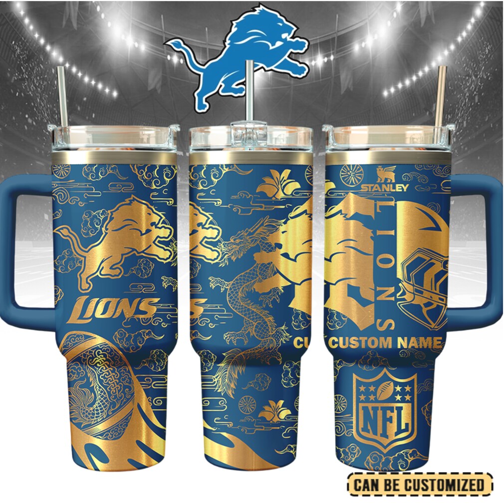 Mistmerch Detroit Lions Custom Stanley Quencher 40oz Stainless Steel Tumbler With Handle Mistmerch Detroit Lions Custom Stanley Quencher 40oz Stainless Steel Tumbler With Handle