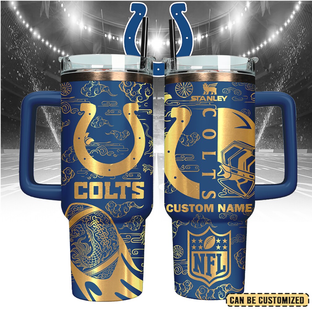 Mistmerch Indianapolis Colts Custom Stanley Quencher 40oz Stainless Steel Tumbler With Handle Mistmerch Indianapolis Colts Custom Stanley Quencher 40oz Stainless Steel Tumbler With Handle