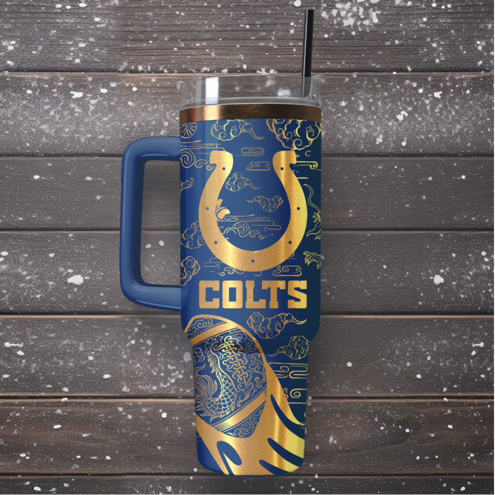 Mistmerch Indianapolis Colts Custom Stanley Quencher 40oz Stainless Steel Tumbler With Handle Mistmerch Indianapolis Colts Custom Stanley Quencher 40oz Stainless Steel Tumbler With Handle