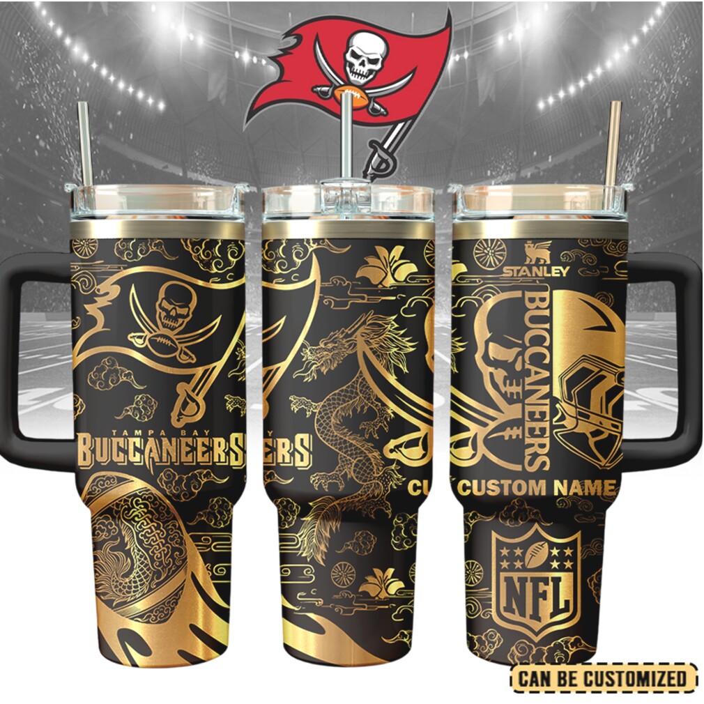 Mistmerch Tampa Bay Buccaneers Custom Stanley Quencher 40oz Stainless Steel Tumbler With Handle Mistmerch Tampa Bay Buccaneers Custom Stanley Quencher 40oz Stainless Steel Tumbler With Handle