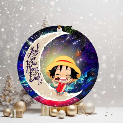 Monkey D. Luffy Love You to the Moon & Back One Piece Ornament second image