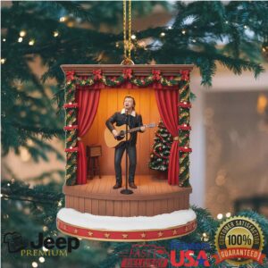 Musician on Stage Christmas Ornament