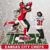 NFL Kansas City Chiefs Patrick Mahomes Holiday Decor Ornament NFL Kansas City Chiefs Patrick Mahomes Holiday Decor Ornament