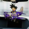 Dragon Ball Z Goku Los Angeles Rams NFL Airplane Car Ornament Dragon Ball Z Goku Los Angeles Rams NFL Airplane Car Ornament
