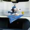 Los Angeles Rams Snoopy & Woodstock Rearview Mirror Charm Ornament Los Angeles Rams Snoopy & Woodstock Rearview Mirror Charm Ornament