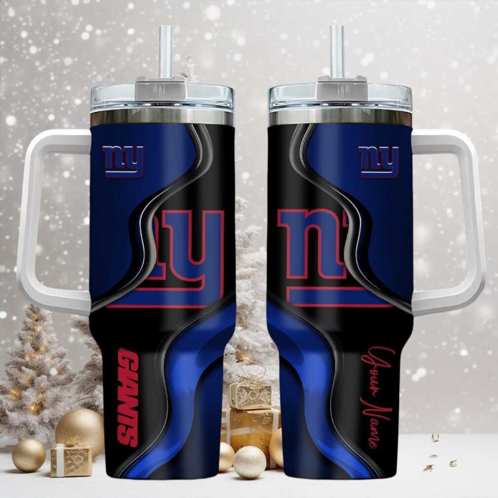 NYG Giants Football Custom Stanley Cup 40 oz 30 oz Tumbler With Handle Ver 2 NYG Giants Football Custom Stanley Cup 40 oz 30 oz Tumbler With Handle Ver 2