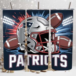 New England Patriots NFL Drip Helmet Tumbler