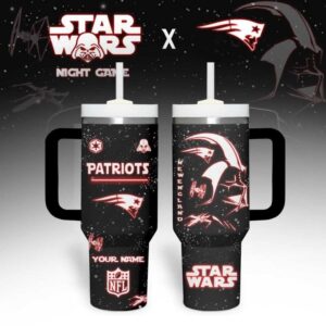 New England Patriots NFL x Star Wars Tumbler With Handle