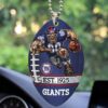 New York Giants NFL Car Rearview Mirror Hanging Ornament New York Giants NFL Car Rearview Mirror Hanging Ornament