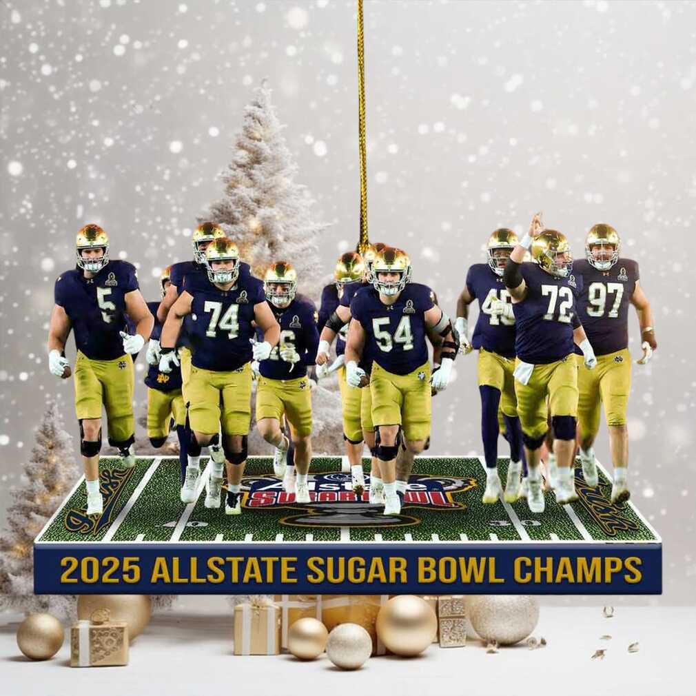 Notre Dame Fighting Irish 2025 Sugar Bowl Champions Collectible Ornament Notre Dame Fighting Irish 2025 Sugar Bowl Champions Collectible Ornament