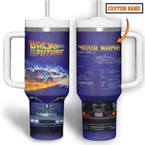 OUTATIME Custom DeLorean Tumbler