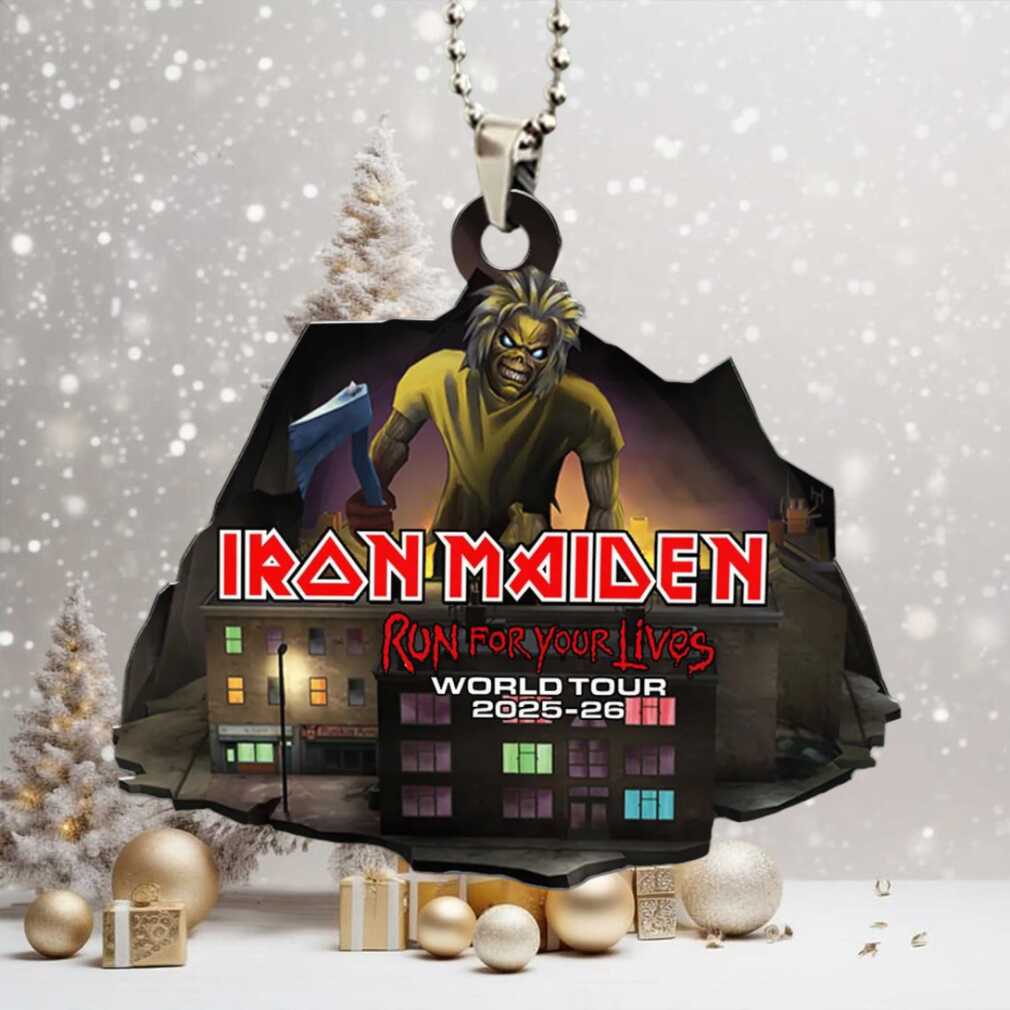 Official Iron Maiden Run for Your Lives 50th Anniversary Tour Car Ornament Official Iron Maiden Run for Your Lives 50th Anniversary Tour Car Ornament