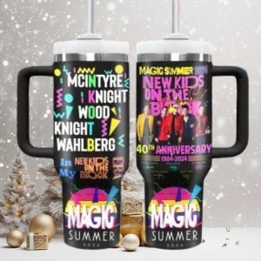 Official NKOTB Magic Summer 40th Anniversary 1984 2024 Stanley Style Tumbler Cup Official NKOTB Magic Summer 40th Anniversary 1984 2024 Stanley Style Tumbler Cup