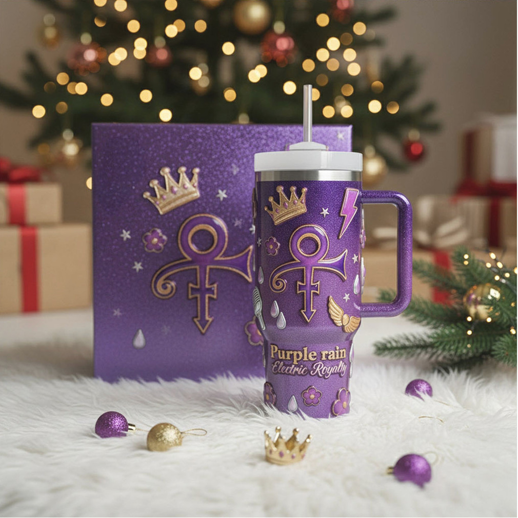 Official Prince Merchandise Purple Travel Tumbler Official Prince Merchandise Purple Travel Tumbler