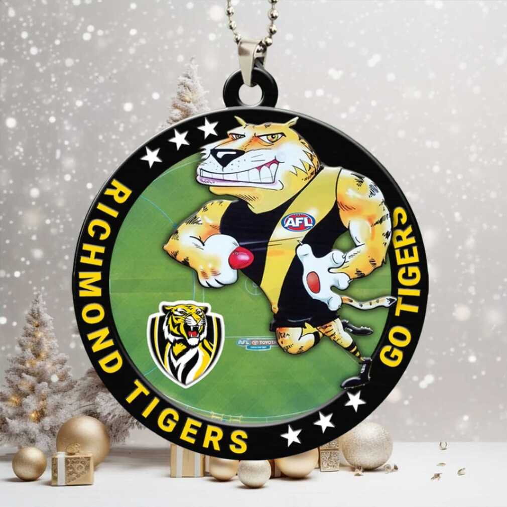 Official Richmond Tigers AFL Car Hanging Ornament Official Richmond Tigers AFL Car Hanging Ornament