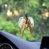 Personalized Elvis Guitar Wings Car Hanging Ornament Personalized Elvis Guitar Wings Car Hanging Ornament