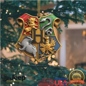 Officially Licensed Harry Potter Hogwarts Crest Hanging Ornament
