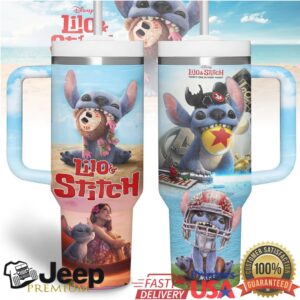 Ohana Means Family Lilo & Stitch Insulated Travel Tumbler