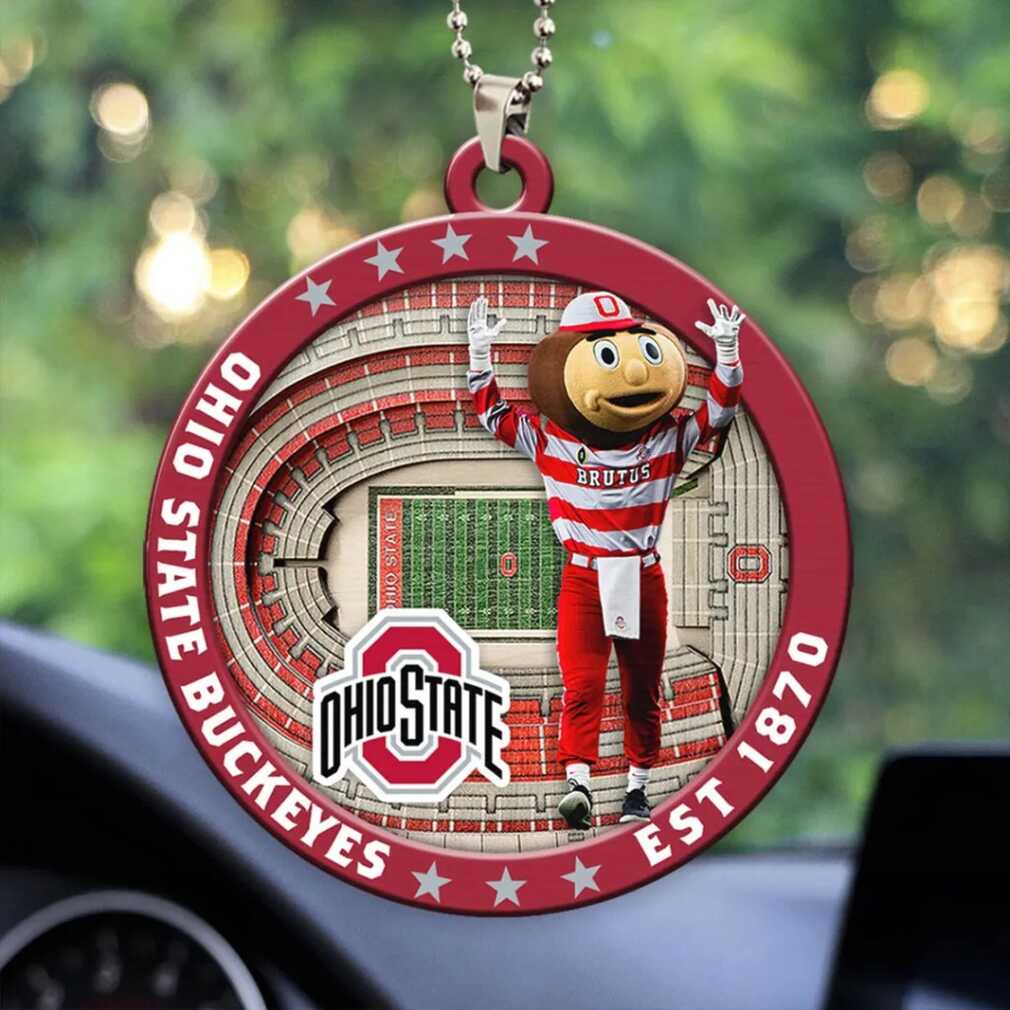 Ohio State Buckeyes Brutus Buckeye Football Stadium Ornament Ohio State Buckeyes Brutus Buckeye Football Stadium Ornament
