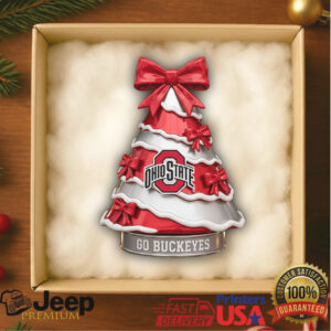 Ohio State Buckeyes Christmas Tree Ornament (2)