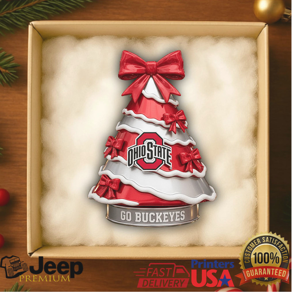 Ohio State Buckeyes Christmas Tree Ornament (2) Ohio State Buckeyes Christmas Tree Ornament (2)